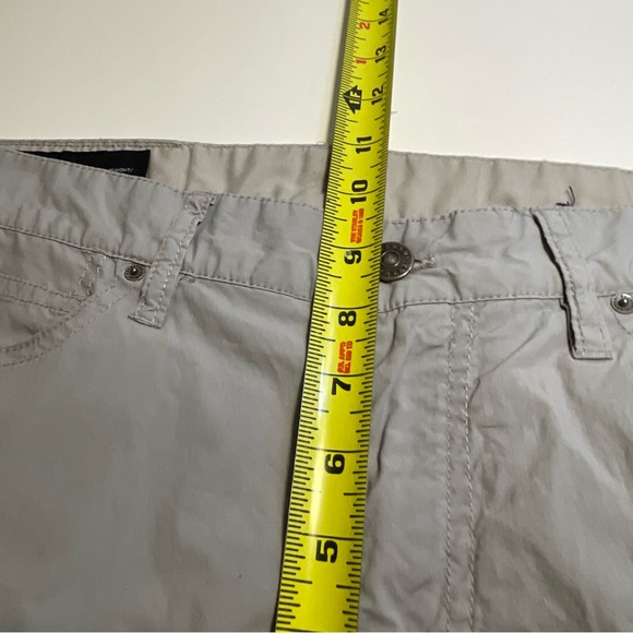 Armani Exchange A|X Mens Gray Flat Front Dress Straight Pants Sz 31 Lightweight - Picture 7 of 10